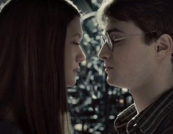 Ginny And Harry Kiss Behind The Scenes Harry and Ginny's First Kiss from The Best Harry Potter Movie Moments